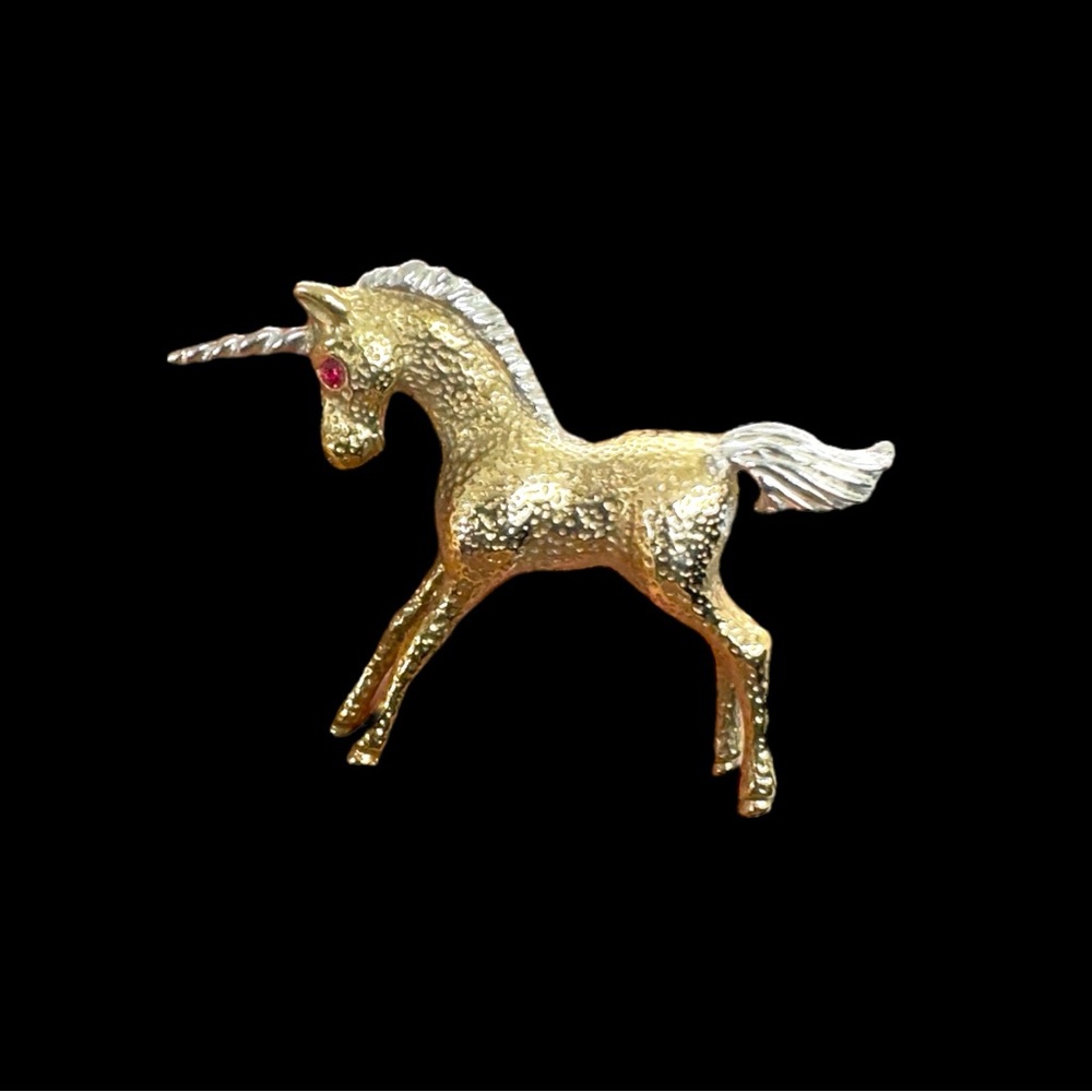 Vintage Krementz Rare Figural Unicorn Scatter Pin
